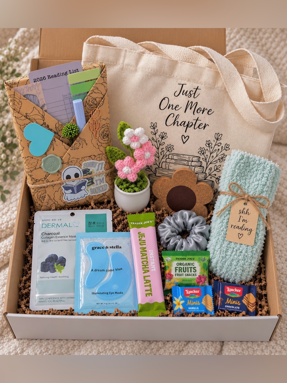 Cozy Book Lover Gift Box 📚 Blind Date With a Book + Goodies